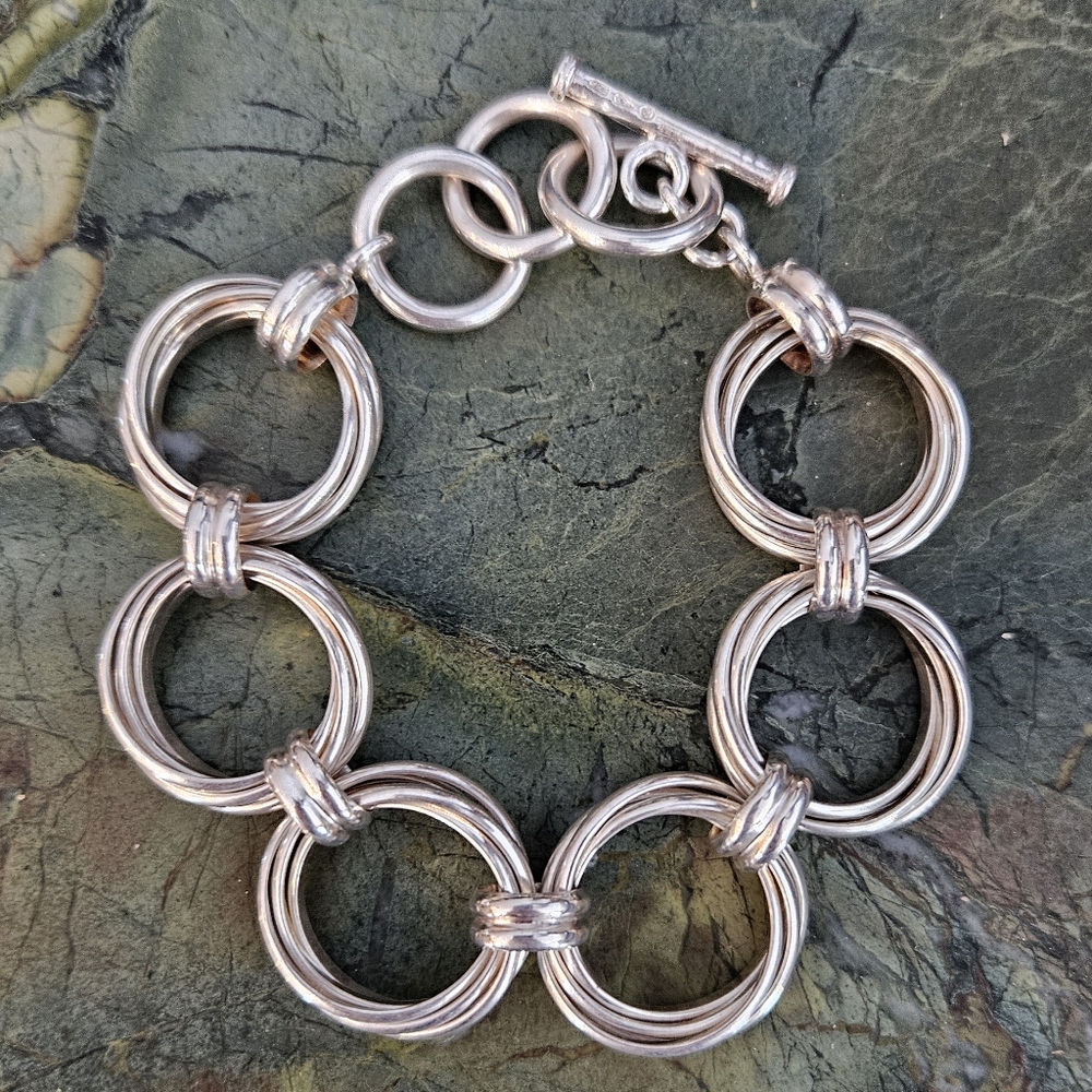 Silpada .925 Sterling Silver Link Bracelet B1235